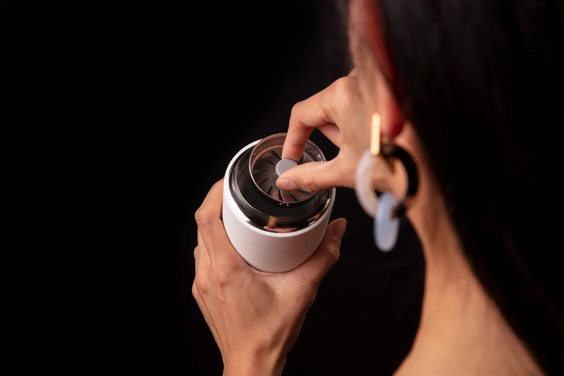 Tazza termica Carter con protezione antispruzzo 35 cl, Bianco opaco Fellow