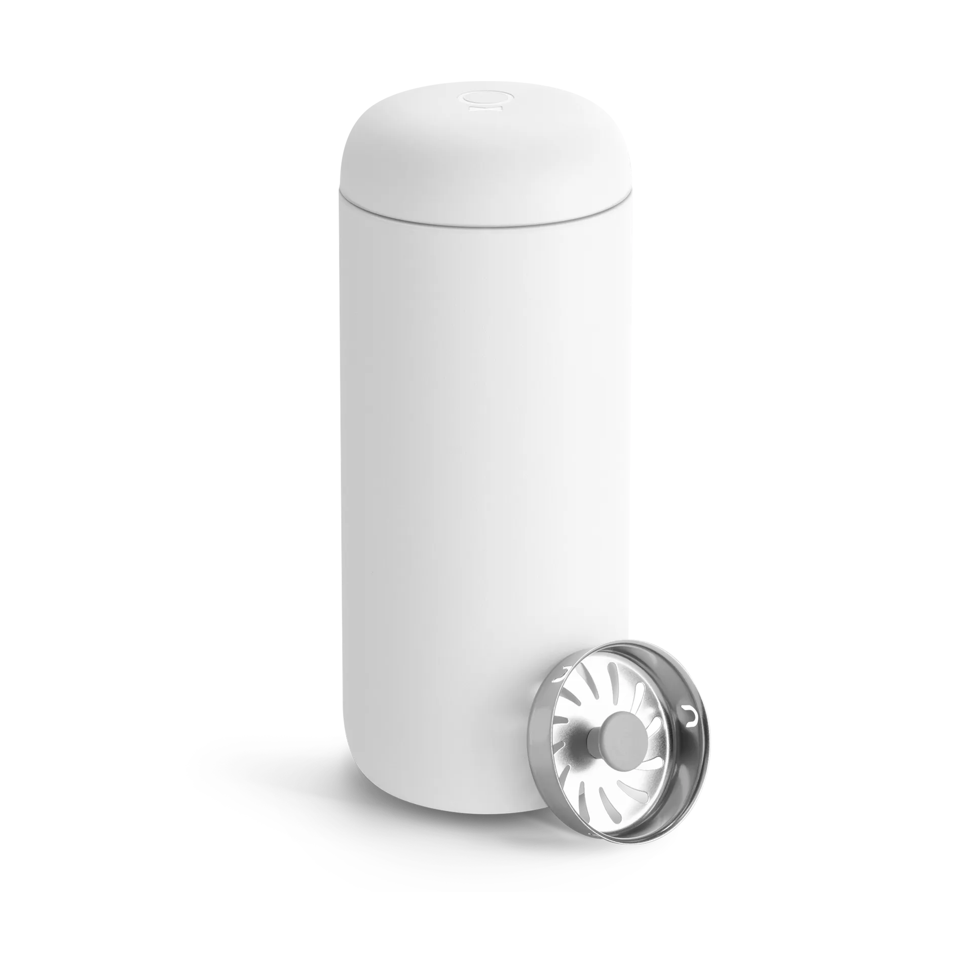 Tazza termica Carter con protezione antispruzzo 47 cl, Bianco opaco Fellow