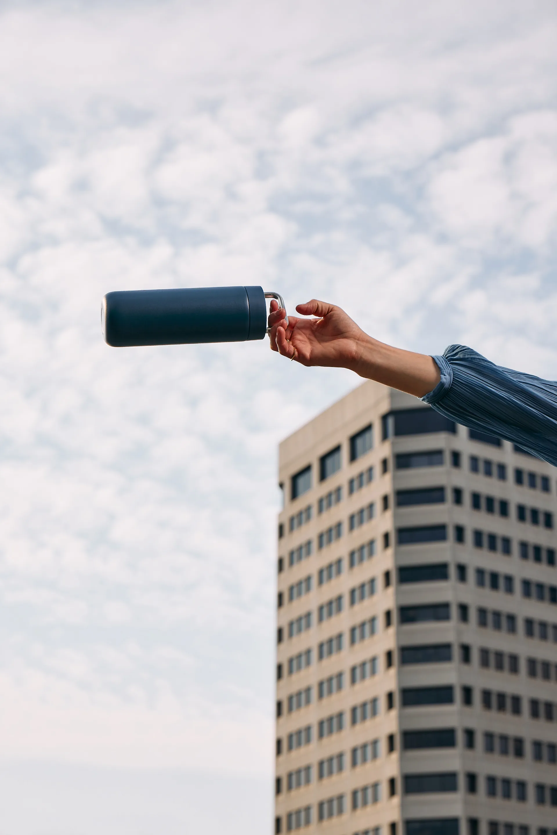 Tazza termica Carter Move set coperchio 3-in-1, Blu pietra Fellow