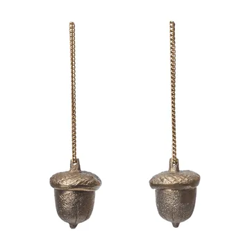 Acorn decorazioni appese 2 pezzi - Ottone - Ferm Living