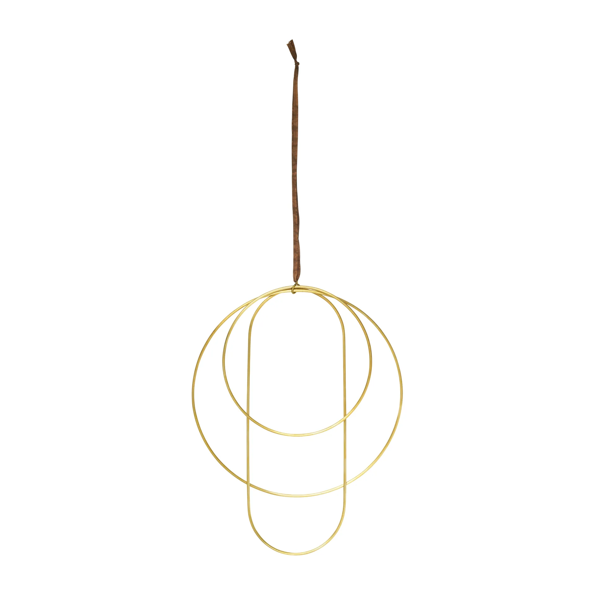 Anelli decorativi Deco, confezione da 3, ottone Ferm Living