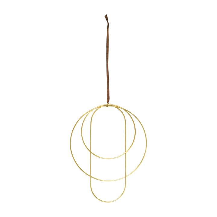 Anelli decorativi Deco, confezione da 3, ottone Ferm Living