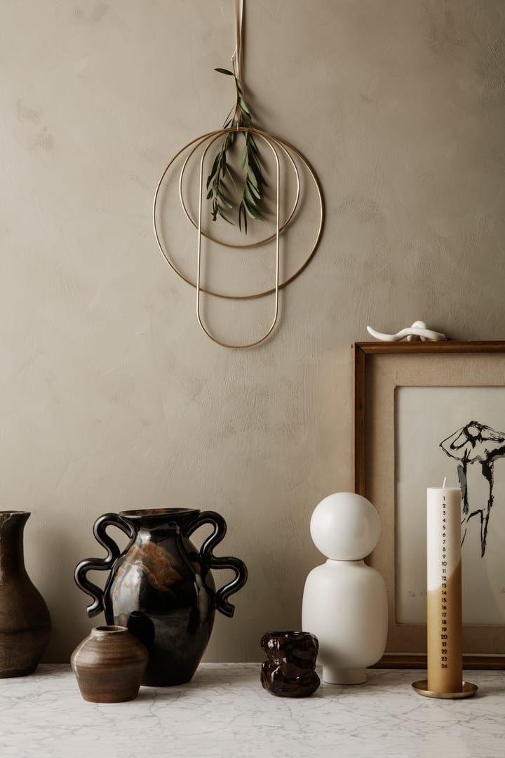 Anelli decorativi Deco, confezione da 3, ottone Ferm Living