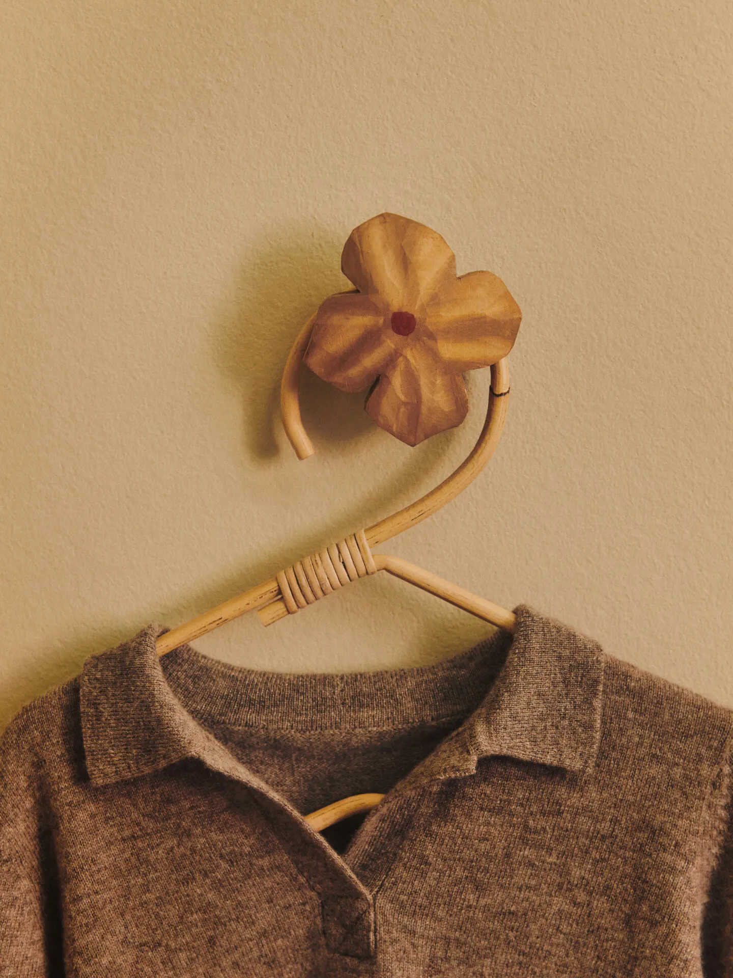 Appendiabiti Wavi confezione da 3, Natural Ferm Living