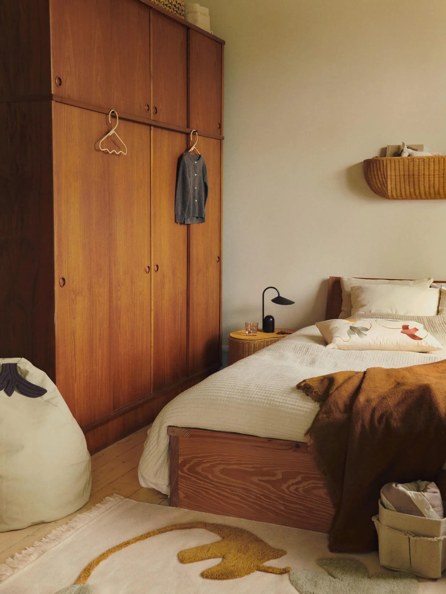 Appendiabiti Wavi confezione da 3, Natural Ferm Living