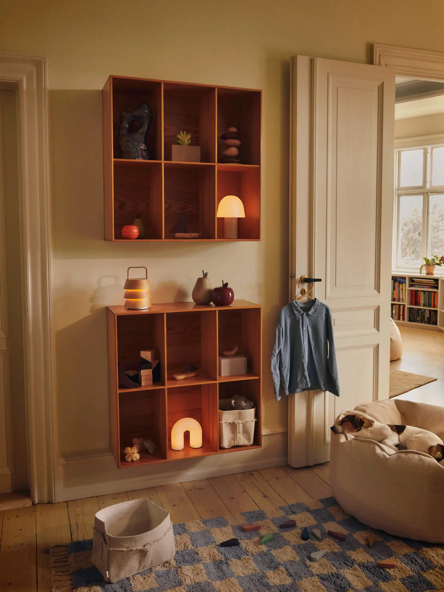 Appendiabiti Wavi confezione da 3, Natural Ferm Living