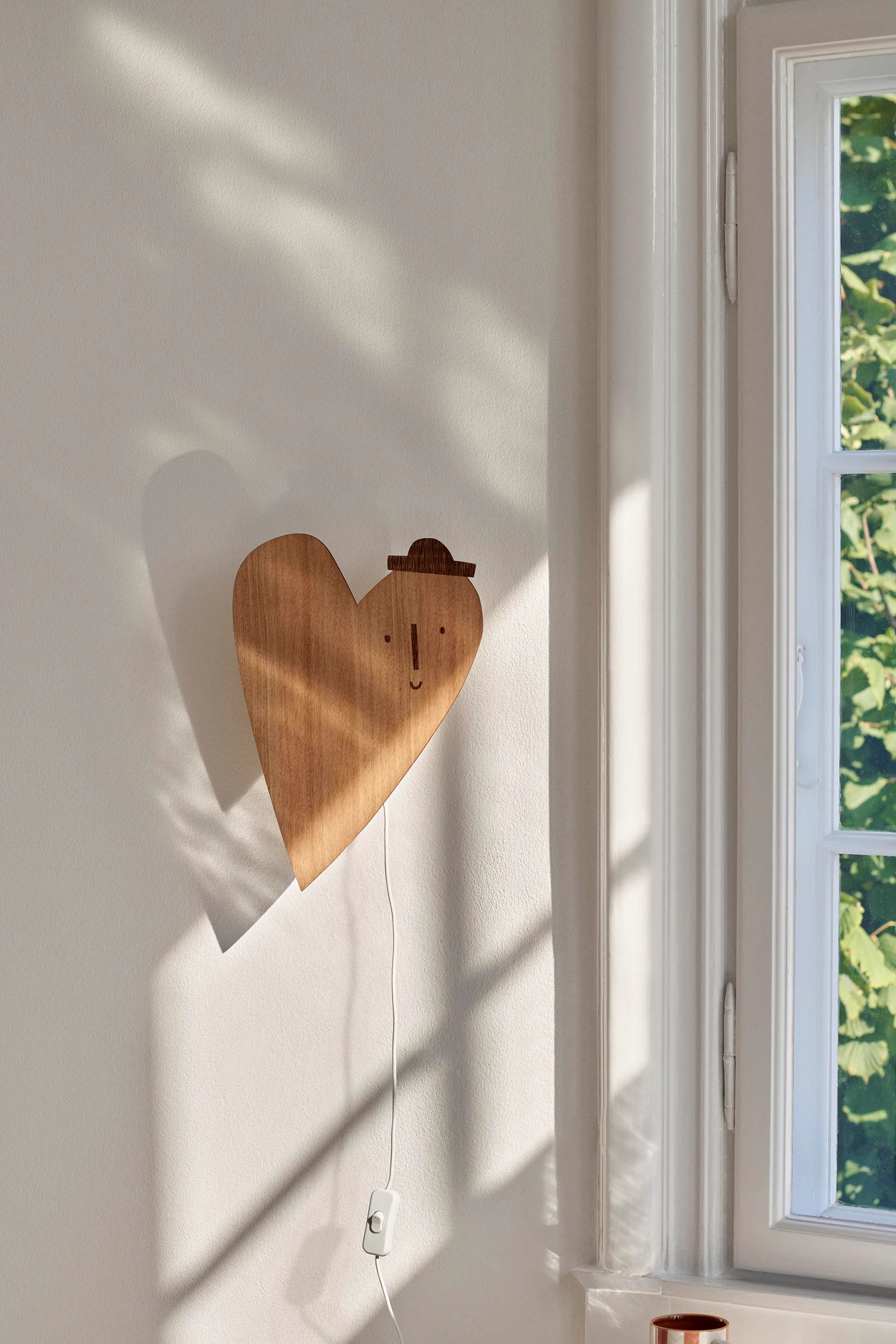 Applique Heart, Rovere oliato Ferm Living