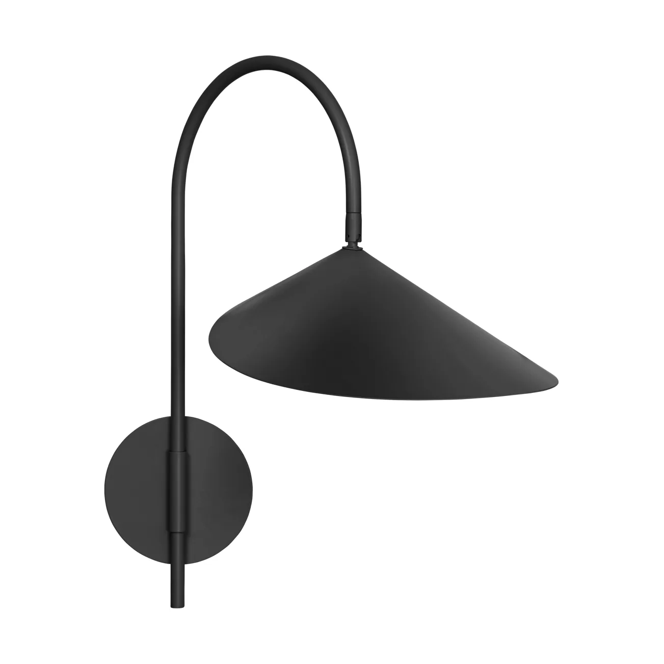 Arum swivel applique a parete installazione fissa, Nero Ferm Living
