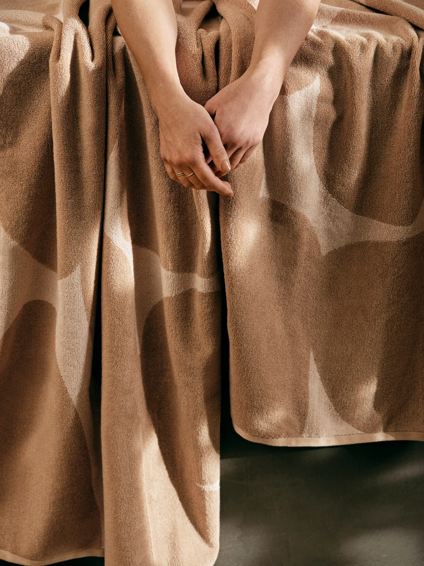 Asciugamano Ebb 50x100 cm, Sand, off-white Ferm Living