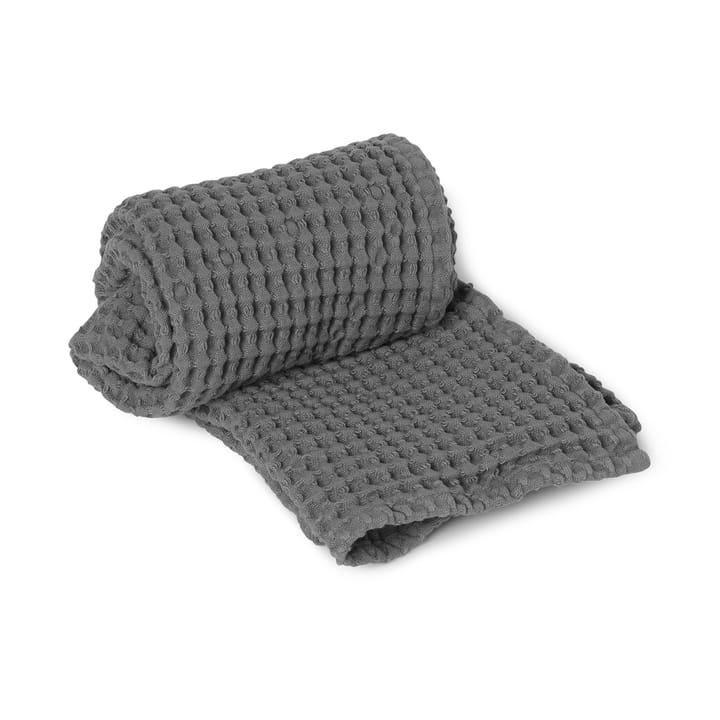 Asciugamano in cotone ecologico grigio, 50x100 cm Ferm Living
