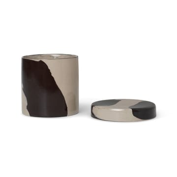 Barattolo Inlay Ø 9,8 cm - Sand-brown - ferm LIVING