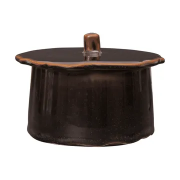 Barattolo Marnen con coperchio - Carob brown, Ø13x7 cm - Ferm Living