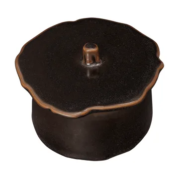 Barattolo Marnen con coperchio - Carob brown, Ø13x7 cm - Ferm Living