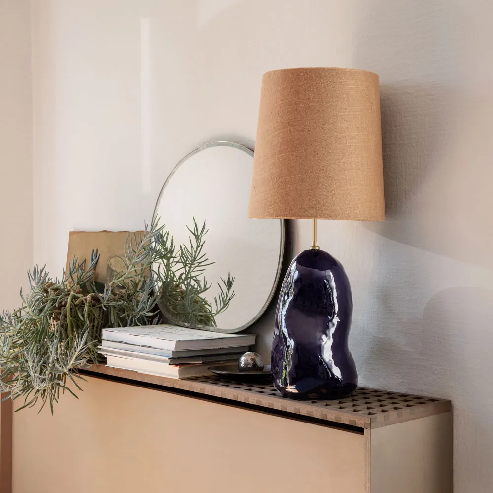 Base della lampada Hebe, Grigio scuro, grande Ferm Living