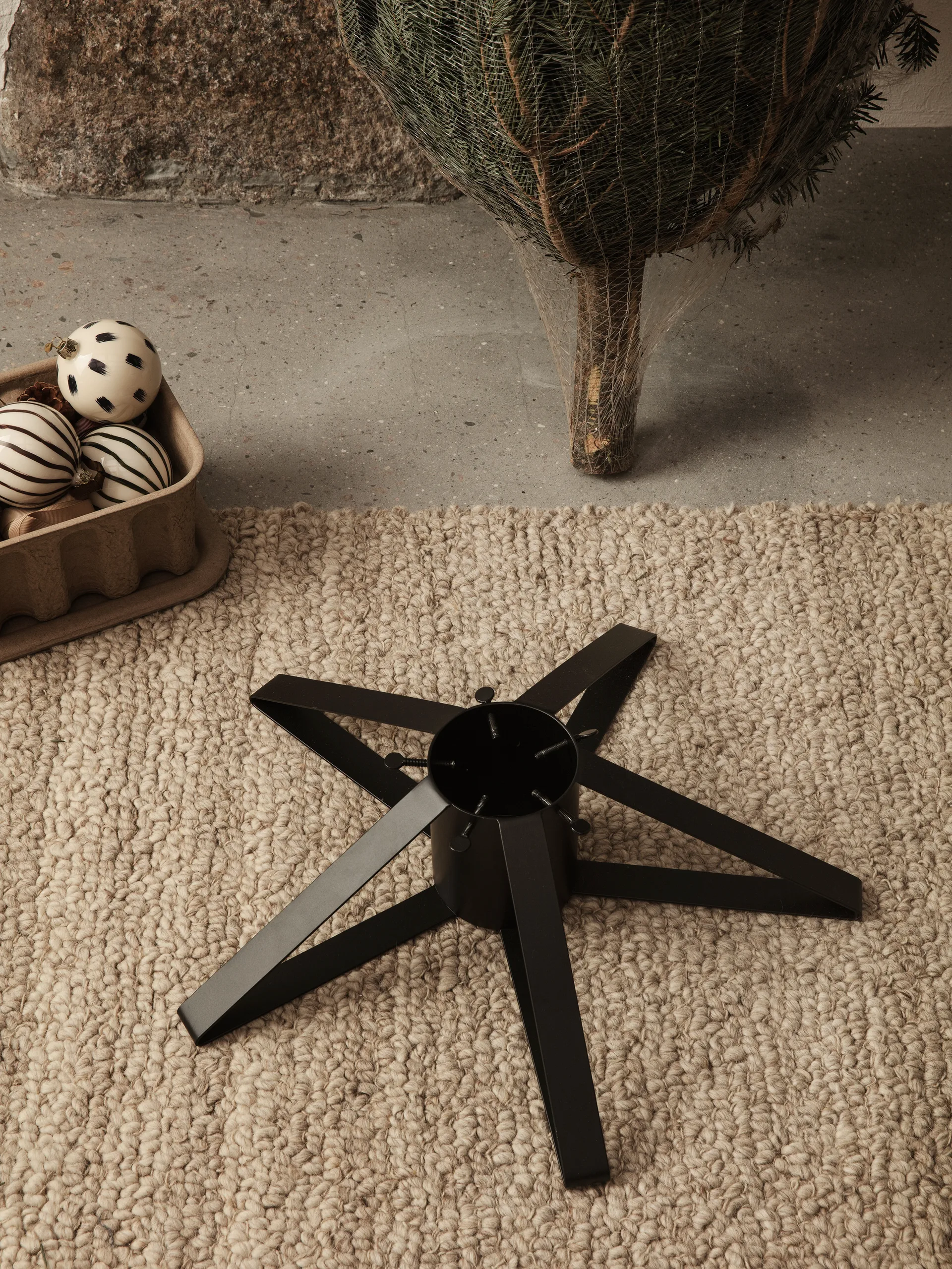 Base per albero di Natale Ferm Living, Nero Ferm Living