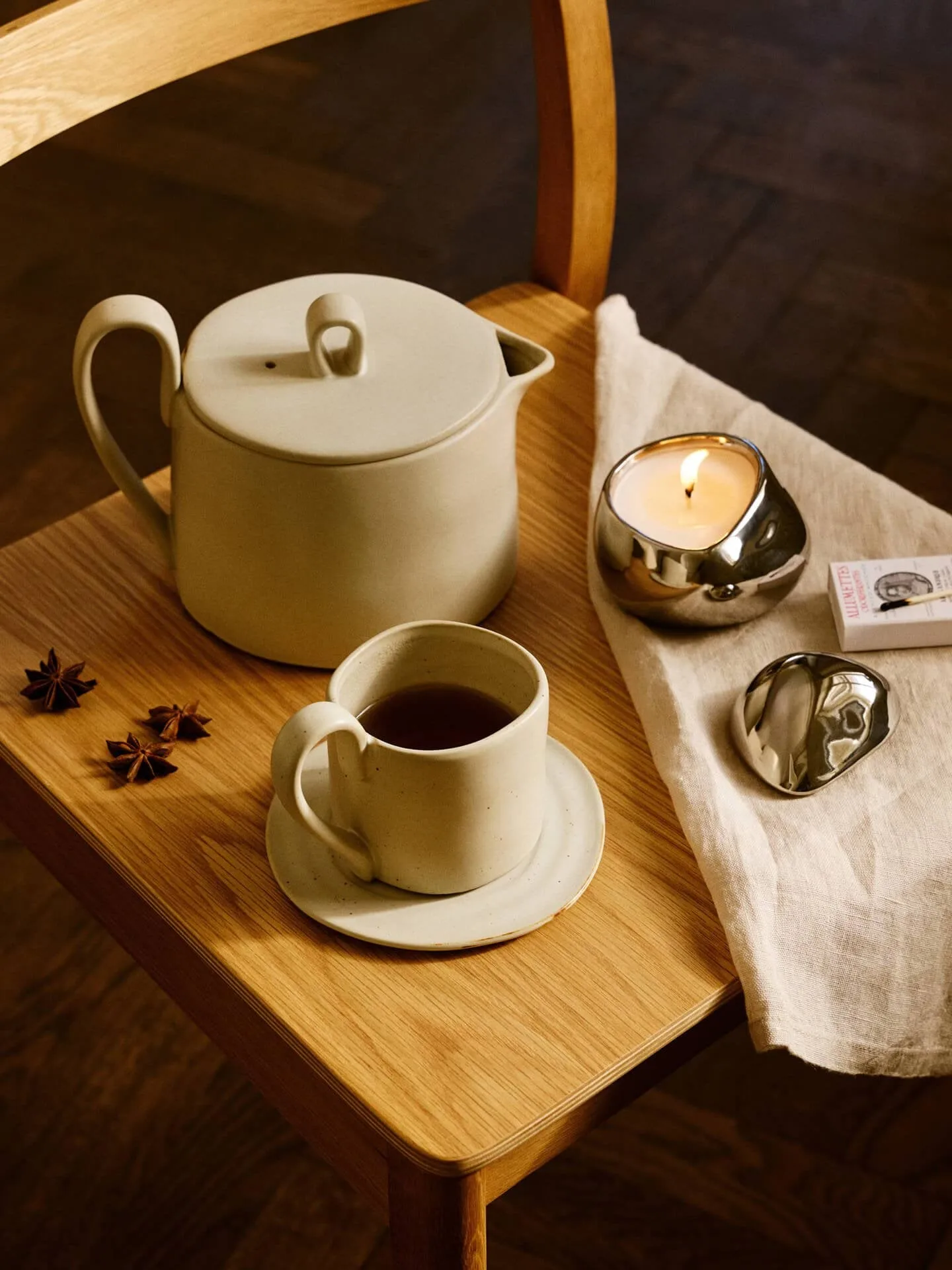 Bellure candela profumata 40 h, Argento Ferm Living