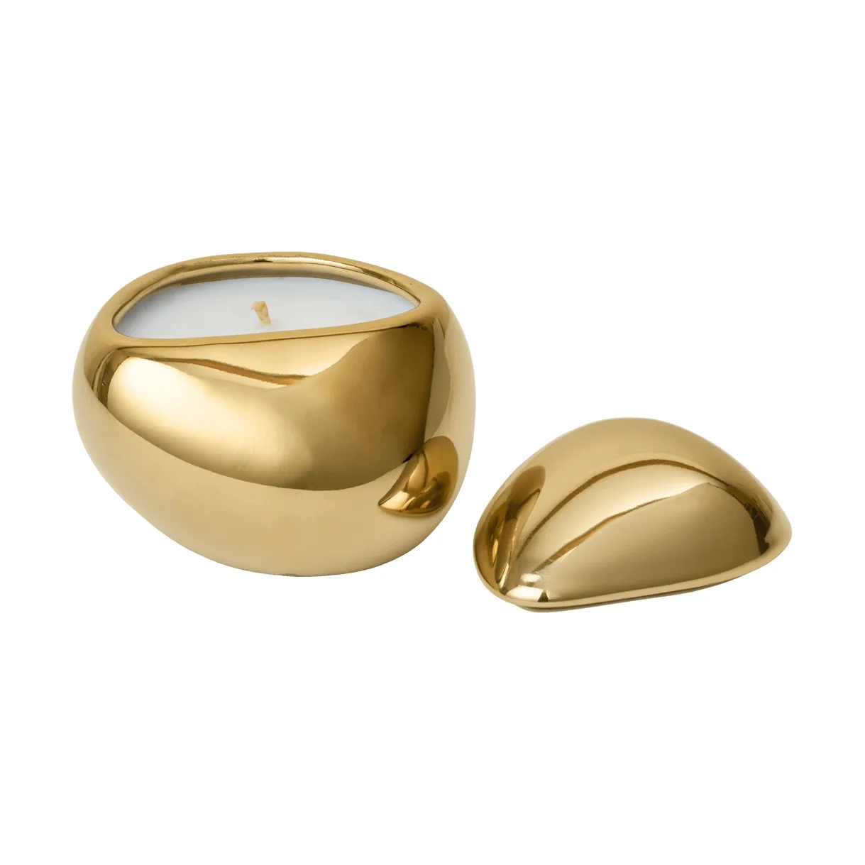 Bellure candela profumata 40 h, Finitura ottone Ferm Living