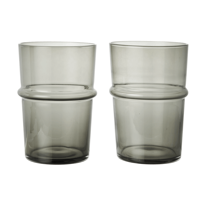 Bicchiere Boya alto 45 cl confezione da 2 - Smoked Grey - Ferm Living