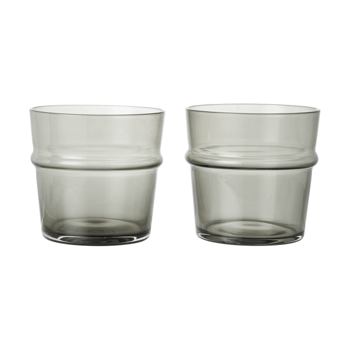 Bicchiere Boya basso 30 cl confezione da 2 - Smoked Grey - Ferm Living
