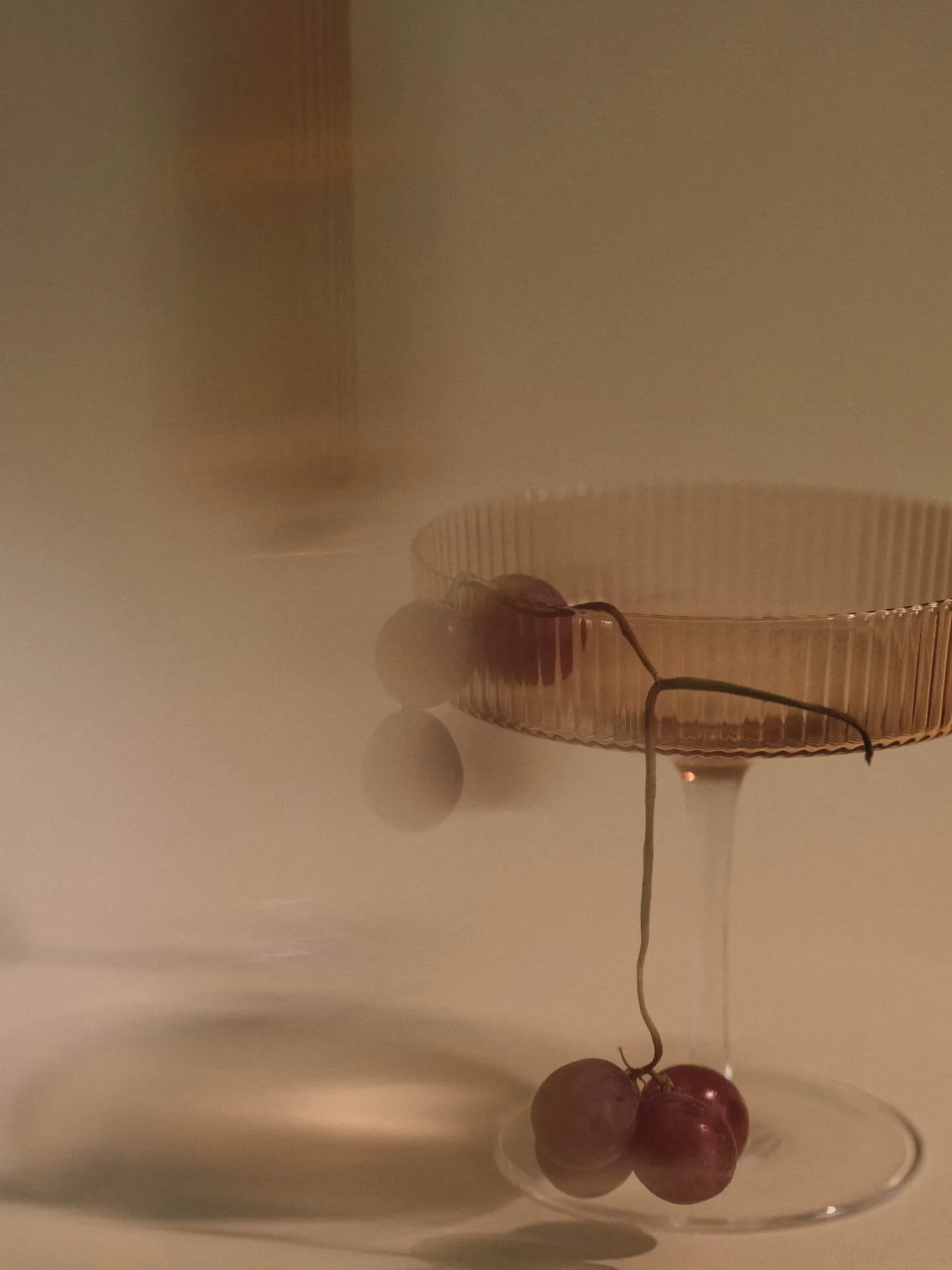 Bicchiere da champagne Ripple confezione da 2, Blush Ferm Living