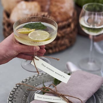 Bicchiere da champagne Ripple confezione da 2 - trasparente - ferm LIVING