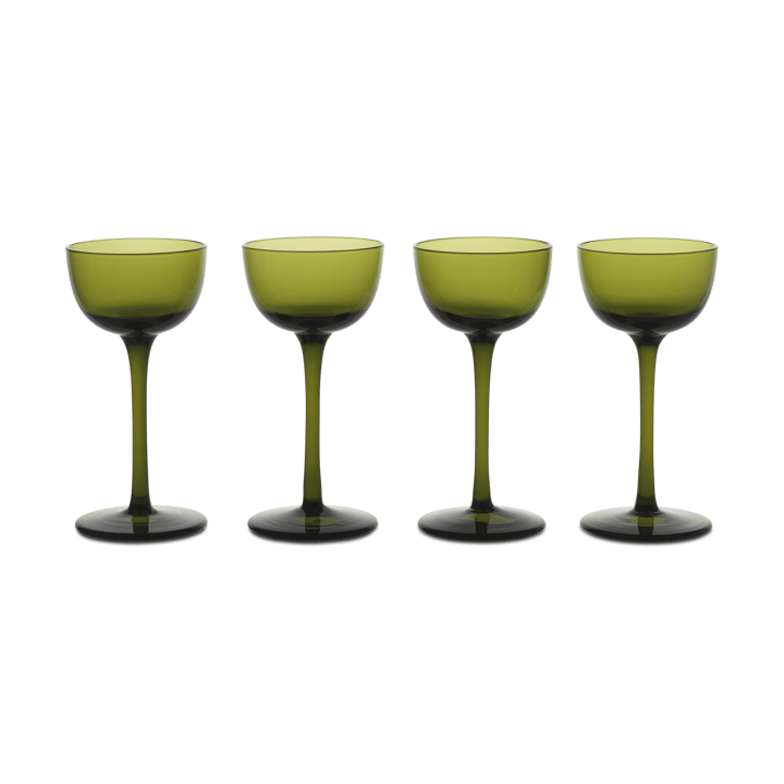 Bicchiere da liquore confezione da 4 Host - Verde muschio - Ferm LIVING