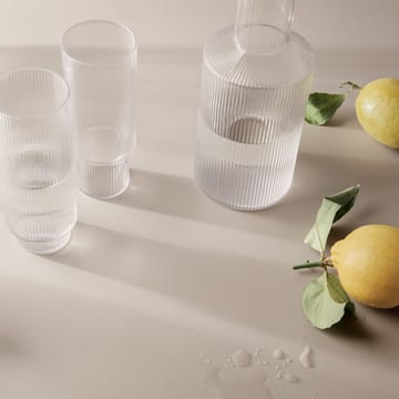 Bicchiere da long drink Ripple confezione da 4 - trasparente - ferm LIVING