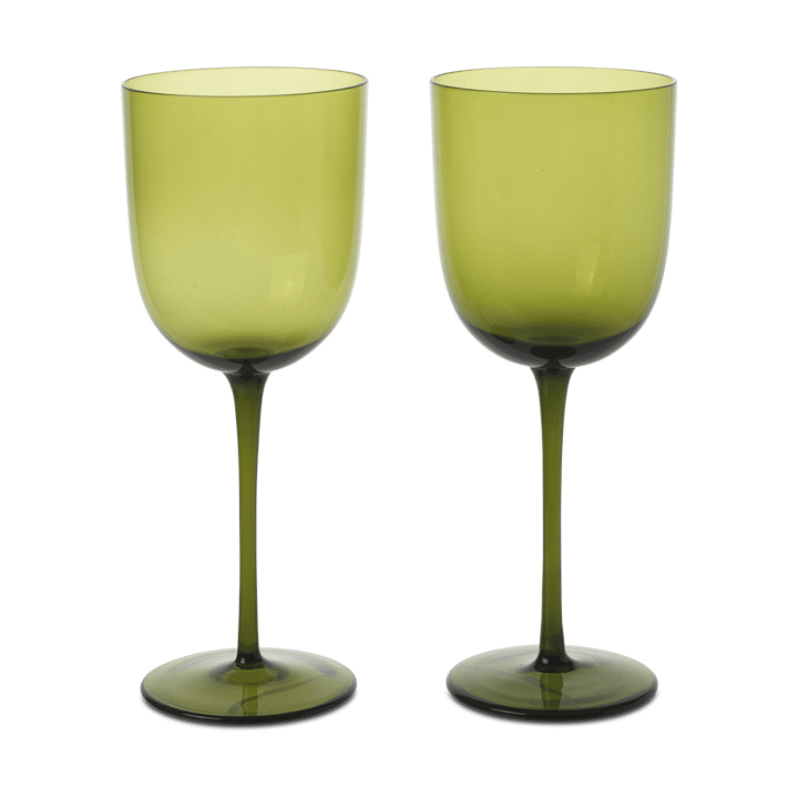 Bicchiere da vino bianco Host 30 cl confezione da 2 - Verde muschio - ferm LIVING