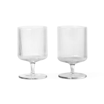 Bicchiere da vino Ripple confezione da 2  - trasparente - Ferm Living