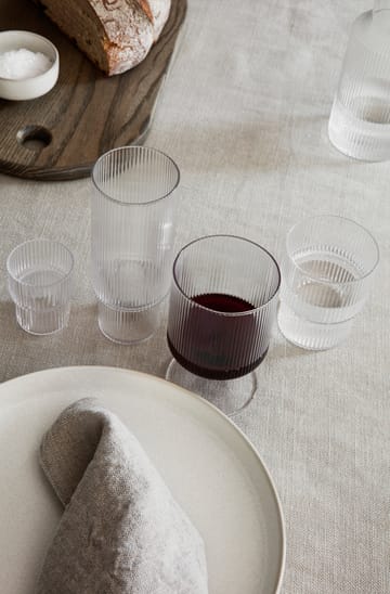 Bicchiere da vino Ripple confezione da 2  - trasparente - ferm LIVING