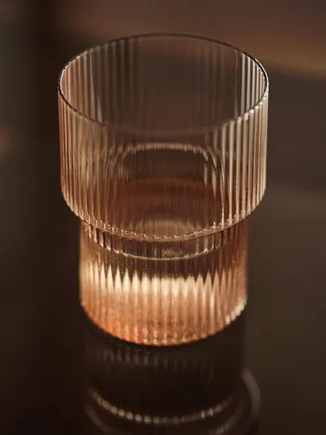 Bicchiere Ripple confezione da 4  - Blush - Ferm Living
