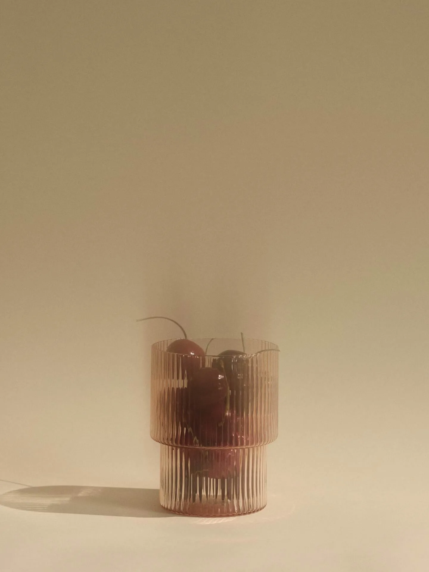 Bicchiere Ripple confezione da 4 , Blush Ferm Living