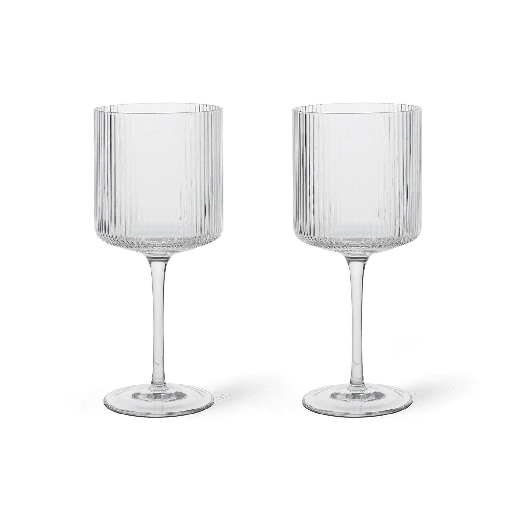 Bicchiere vino rosso Ripple 32,5 cl confezione da 2, Clear Ferm Living
