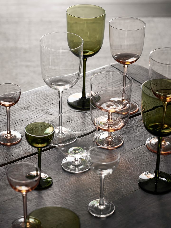 Bicchieri da vino rosso Host, confezione da 2 pezzi, 36 cl, Verde muschio