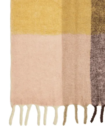 Blur plaid in mohair - Butter-pale rose, 130x170 cm - Ferm Living