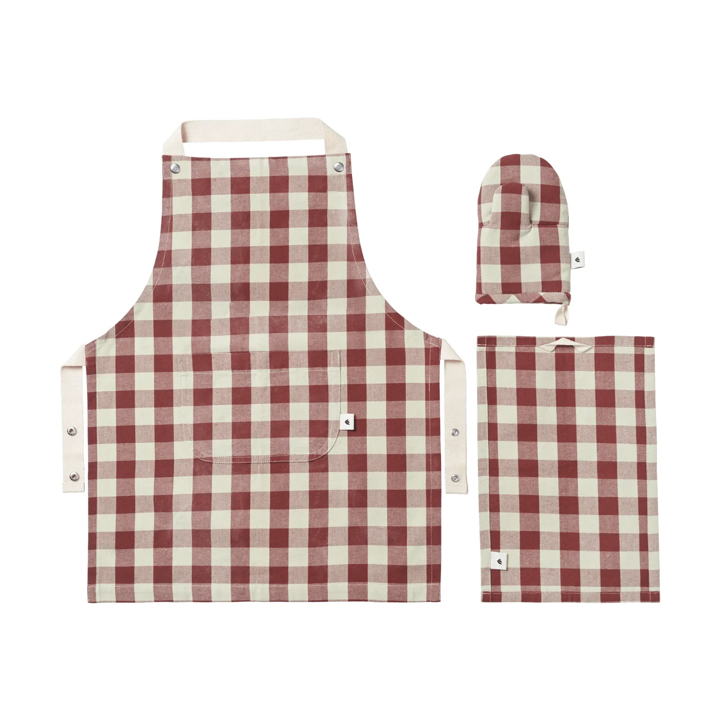 Bothy set da cucina per bambini, 3 pezzi, cinnamon-grey-green Ferm Living