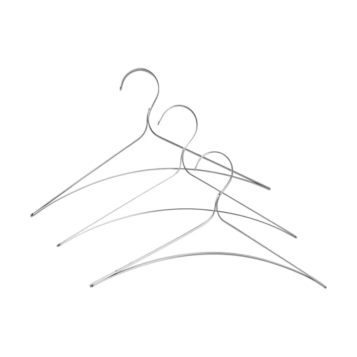 Bowline appendiabiti - Confezione da 3, in acciaio inox - Ferm Living