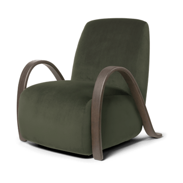 Buur lounge chair Rich Velvet - Pino - ferm LIVING