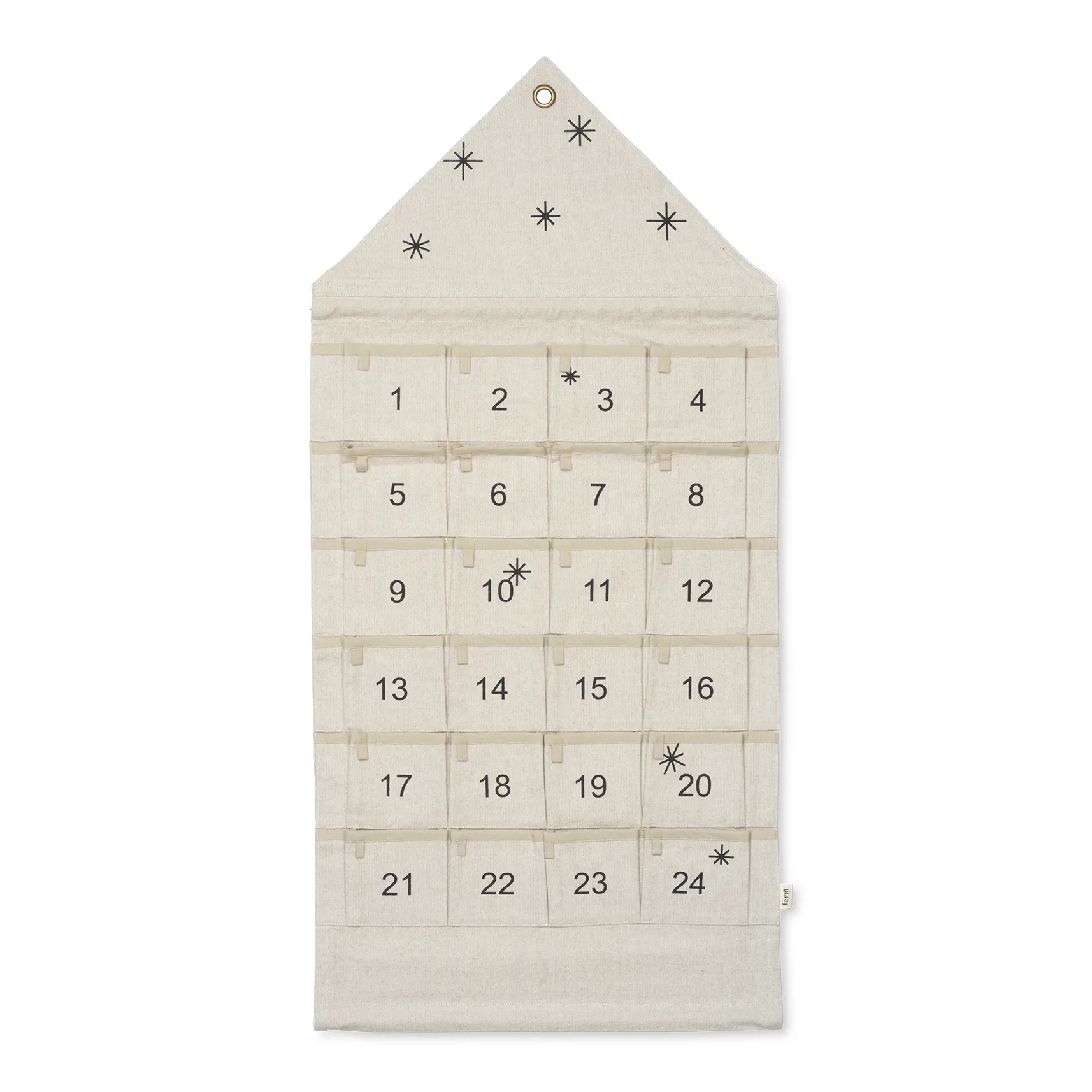 Calendario dell'Avvento Star 100 cm, Sand Ferm Living