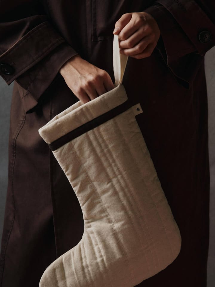 Calza di Natale trapuntata Vari, Cotone-naturale Ferm Living