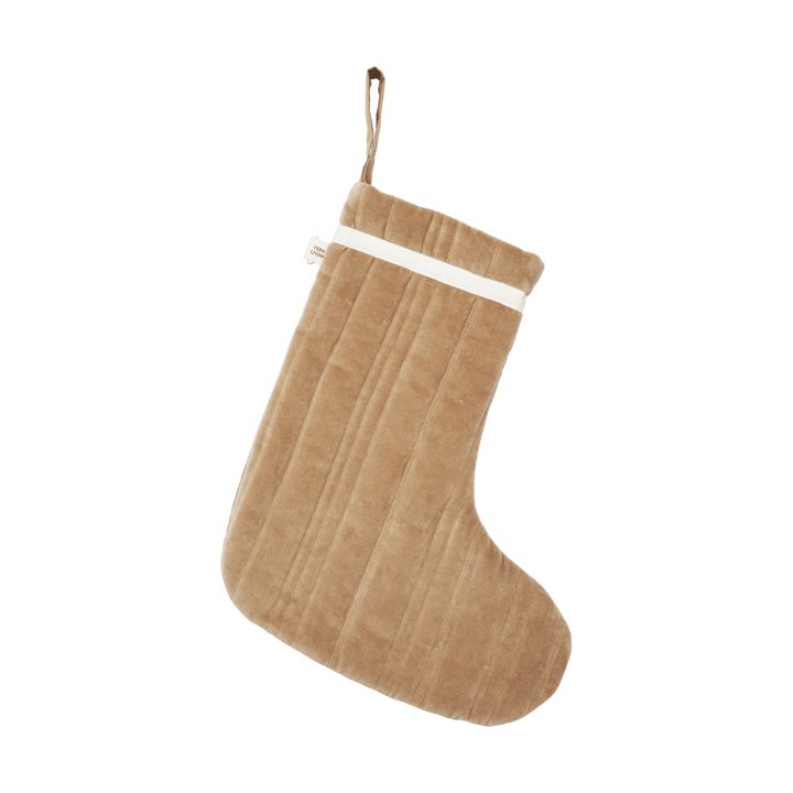 Calza di Natale trapuntata Vari - Velluto-tan - Ferm Living