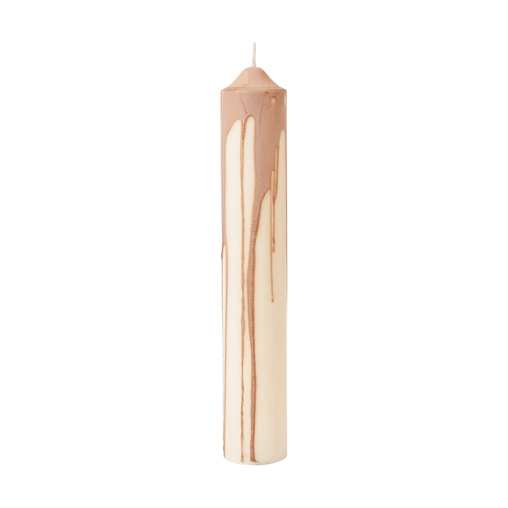 Candela a blocco Dryp, Beige, 30 cm Ferm Living