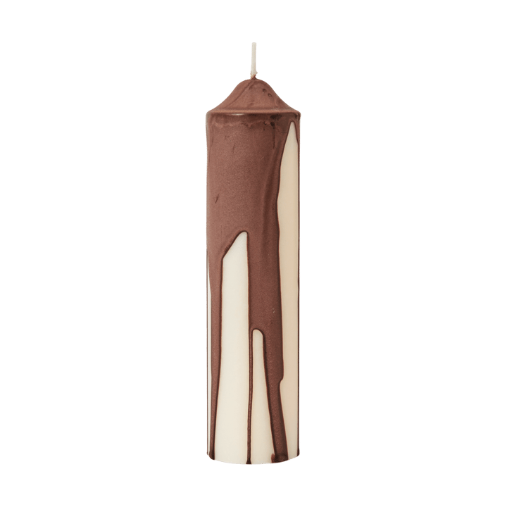 Candela a blocco Dryp - Dark Chocolate, 20 cm - Ferm Living