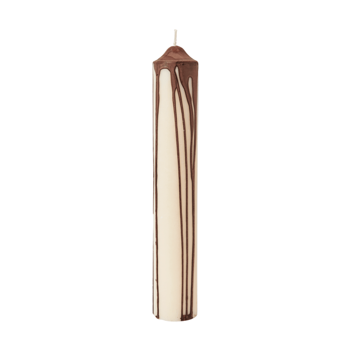 Candela a blocco Dryp - Dark Chocolate, 30 cm - Ferm Living