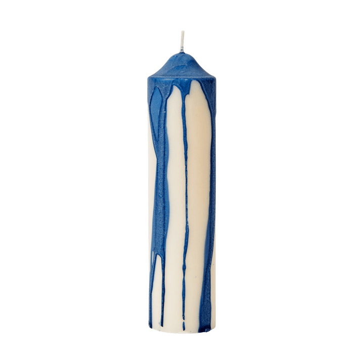 Candela a blocco Dryp - Deep Blue, 20 cm - Ferm Living
