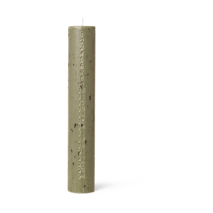 Candela calendario Mura - Artichoke green - Ferm Living