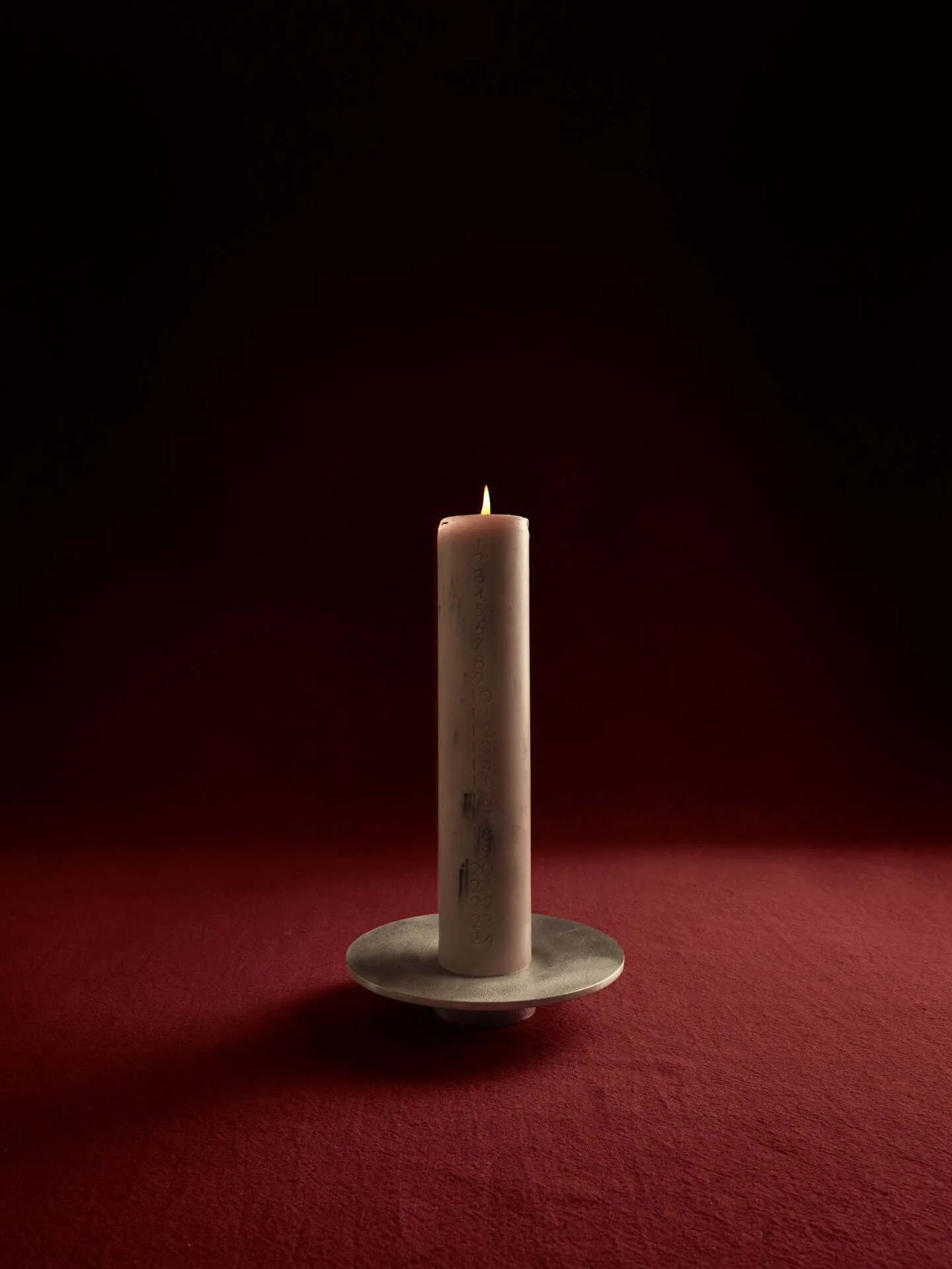Candela calendario Mura, Orchid Ferm Living