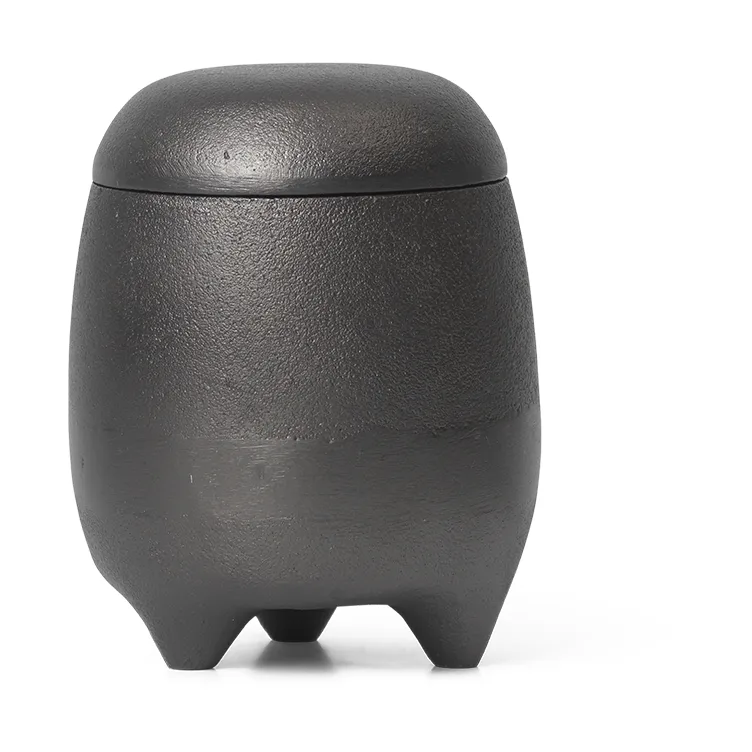 Candela nel barattolo Evoke, Alluminio annerito Ferm Living