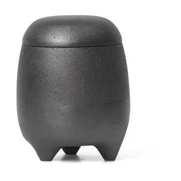 Candela nel barattolo Evoke - Alluminio annerito - Ferm Living