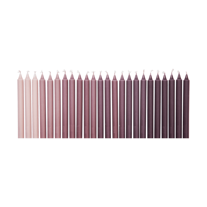Candele antiche Ombre 24 pz - Dark grape - Ferm Living